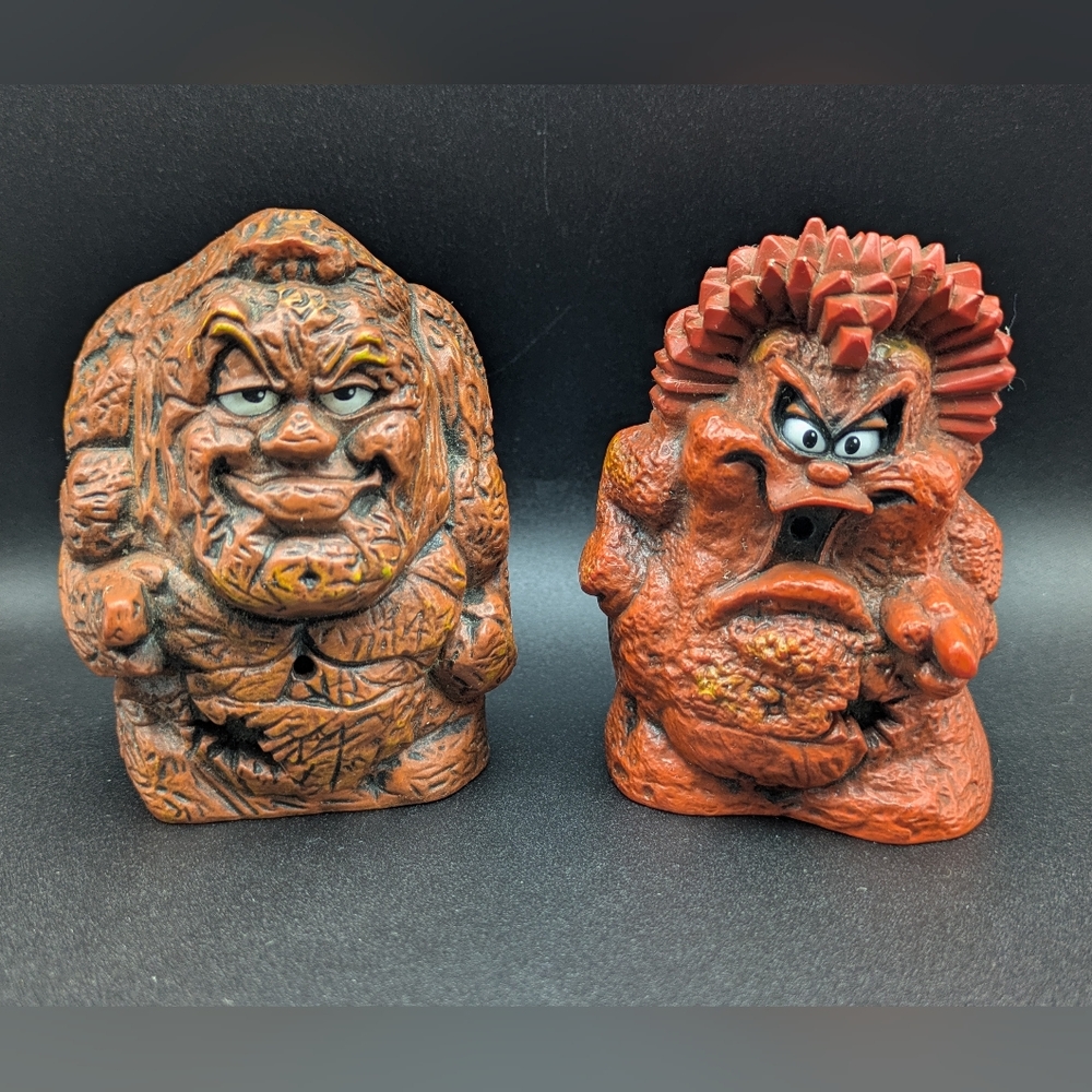 Vintage 2002 P.O.D.Z. Sammy Stone Ragin Rocky Playmates Interactive Toy Figures